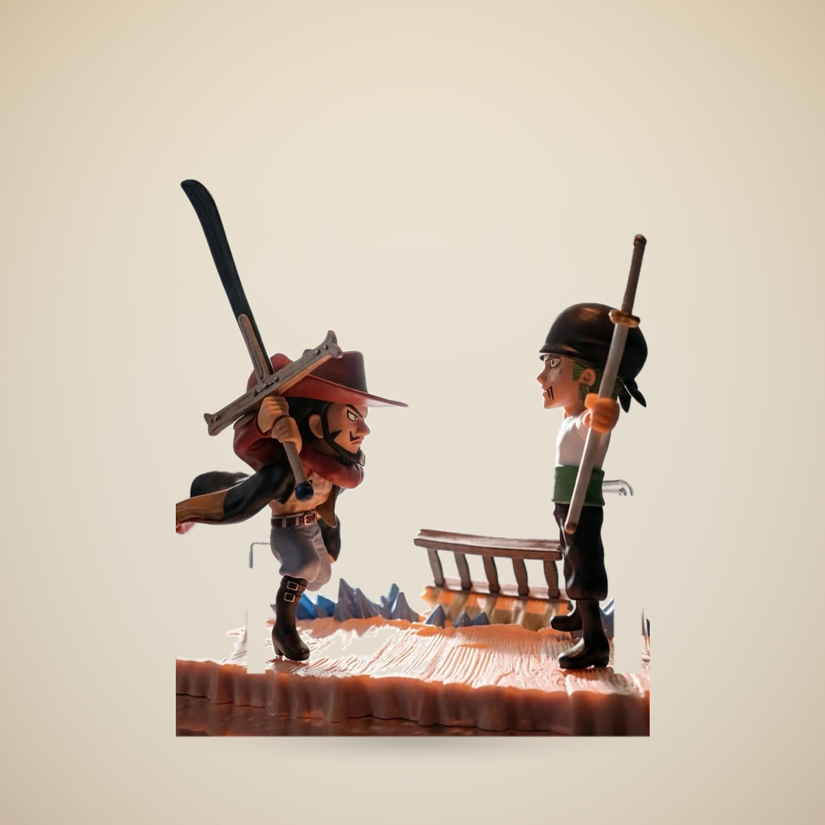 Zoro et Mihawk — le duel du Baratie